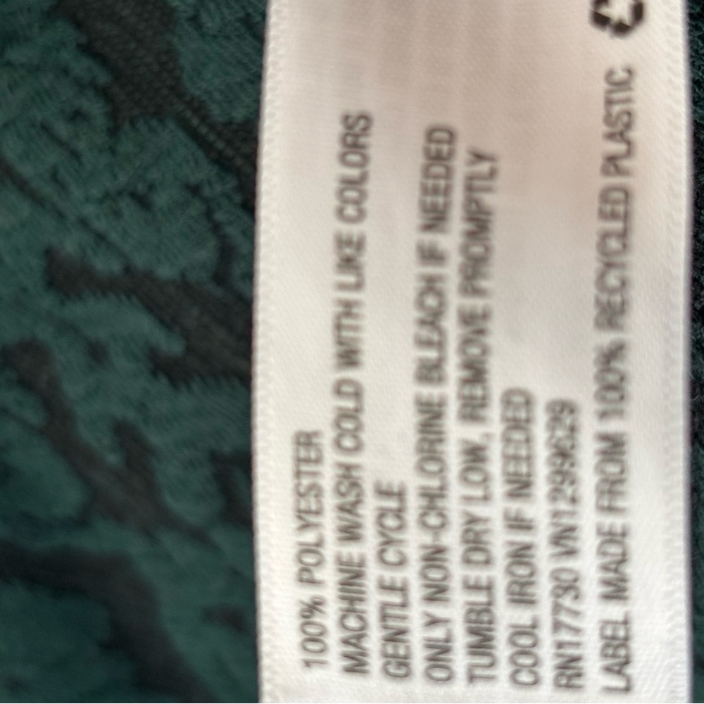 Xhilaration Green and Black Patterned Dress - Picture 4 of 4